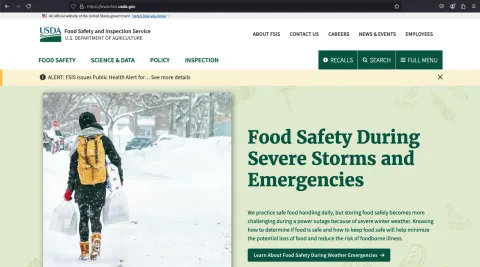 FSIS screenshot